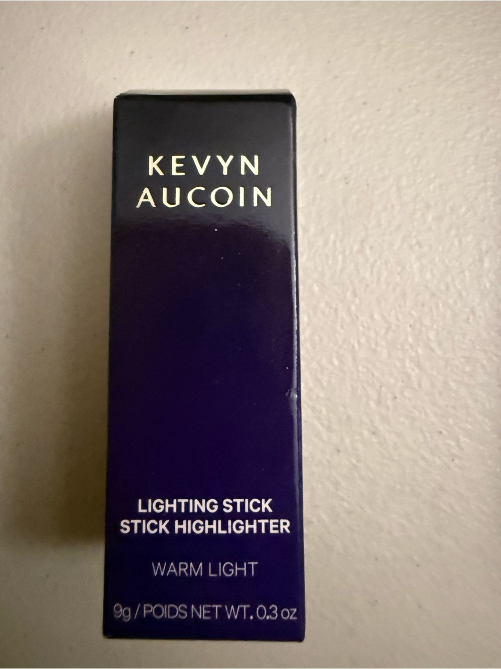 Kevyn Aucoin Lighting Stick Highlighter - Deep Blue Packaging